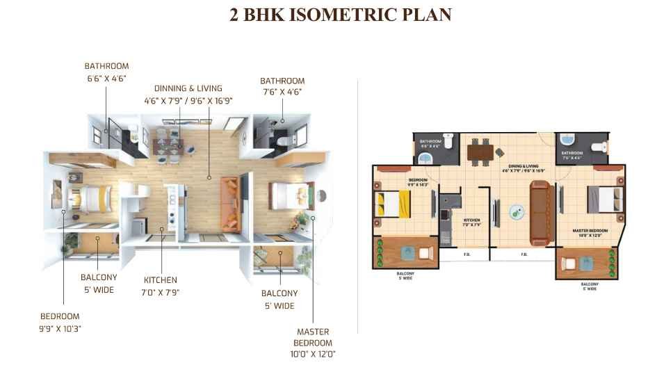 Tharwanis-Sky-View-Floor-Plan-2-BHK